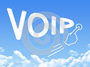 VOIP message cloud shape