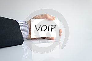 Voip text concept