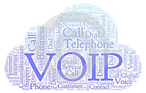 VOIP word cloud.