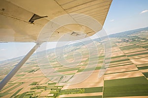 Vojvodina`s land from sky