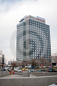 Volksbank and Oracle skyscraper