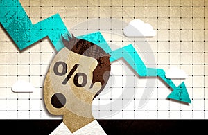 Volatility and Fear in the Financial Markets - Conceptual Illustration