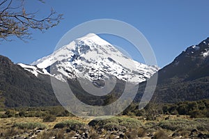 Volcan Lanin, Patagonia, Argentina.