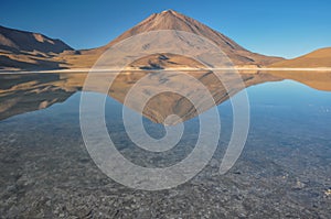 Volcan Licancabur with Gorgeous landscapes of Sur Lipez, South B