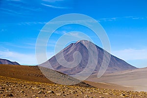 Volcan Licancabur in southwestern, Altiplano in Bolivia