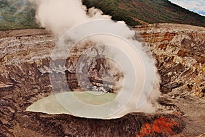 Volcan Poas Costa Rica photo