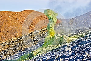 Volcanic Activity, Sulfur Fumarole