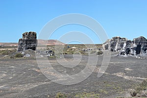 Volcanic Canyon on Lanzarote, Canary Islands, Spain.