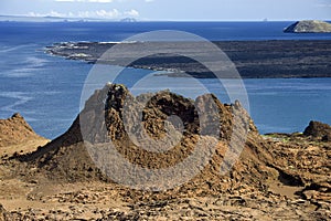 Volcanic cone - Bartolome - Galapagos Islands photo