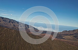 Volcanic Crater atop Mount HaleakalÄ in Maui