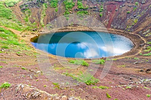 The volcanic Crater Lake Kerid