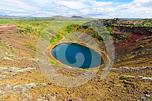 The volcanic Crater Lake Kerid