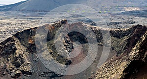 Volcanic crater on Lanzarote