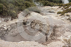 Volcanic craters in Waiotapu photo