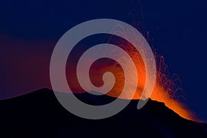 Volcanic eruption