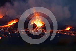 Volcanic Eruption at Kilauea, Hawaii