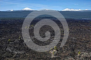 Volcanic field at Lava Butte near Bend and Sunriver