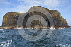 Volcanic island of Staffa, Scotland