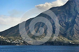 Volcanic island Stromboli