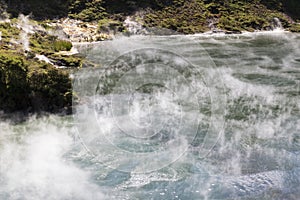 Volcanic lake at waimangu