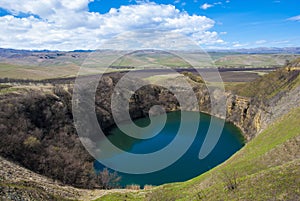 The volcanic lake