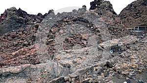 volcanic landscape of Bartolome Island, Galapagos Islands