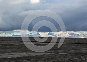 Volcanic landscape of Holuhraun, Highlands of Iceland, Europe