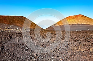 Volcanic landscape, Island Lanzarote, Canary Islands, Spain, Europe