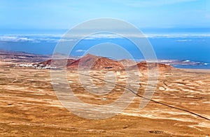 Volcanic landscape, Island Lanzarote, Canary Islands, Spain, Europe photo