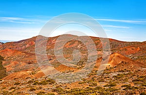 Volcanic landscape, Island Tenerife, Canary Islands, Spain, Europe photo