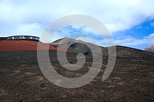 Volcanic landscape, Lanzarote,Spain