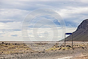 Volcanic landscape - stone and ash wasteland