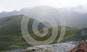 Volcanic landscape at Toluca Mexico