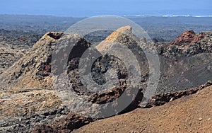 Volcanic landscapes of Lanzarote