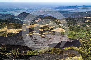 Volcanic landscape near Pacaya volcano in Guatemala. photo