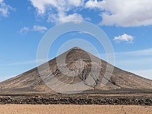 Volcanic mountain on the Canary Island.