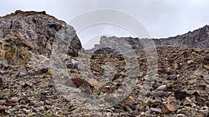 Volcanic Mountain Papandayan Indonesia Ring of Fire