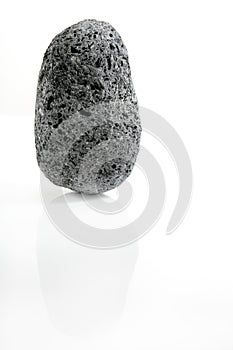 Volcanic Pumice, black and white textured stone