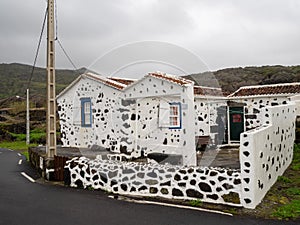 Volcanic rock house photo