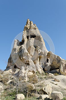 Volcanic rock landscape, Cappadocia, Turkey.