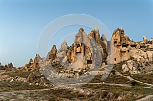 Volcanic rock landscape, Cappadocia, Turkey.