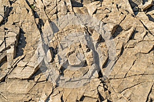 Volcanic rock texture, pattern. Mountain stone.