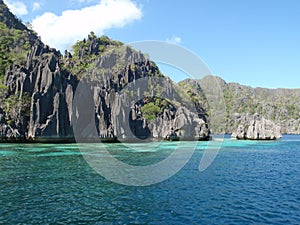 Volcanic rocks in Coron Island