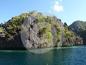Volcanic rocks in Coron Island