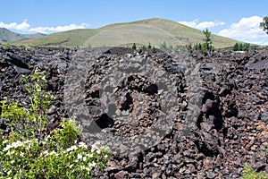 Volcanic rocks at Craters of the Moon National Monument and Preserve