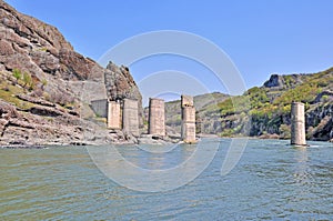 Volcanic rocks on the river Arda