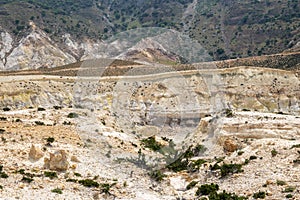Volcanic rocks of the Stefanos crater