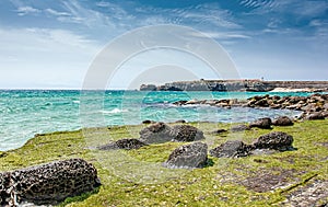 Volcanic rocks of Tarifa. photo