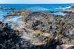 The Volcanic Shoreline of Keawanaku Beach