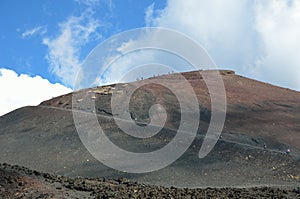 Volcanic slopes of the Mount Etna